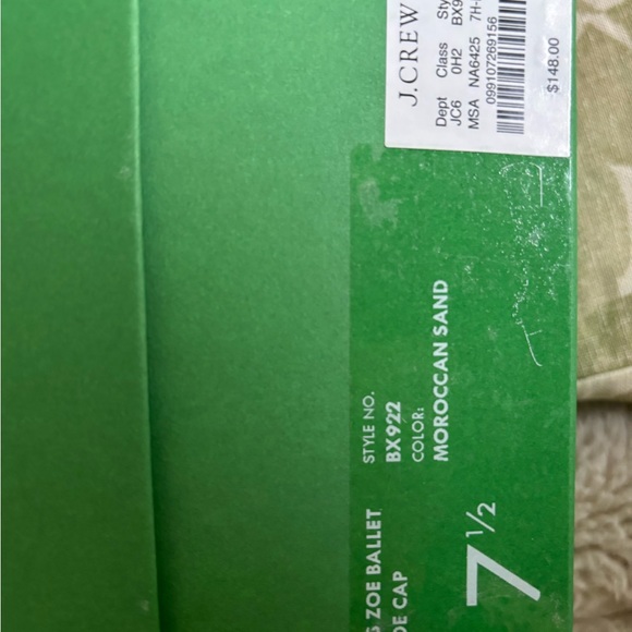 J. Crew Black and Cream Ballet Flats with Bow - Picture 9 of 9